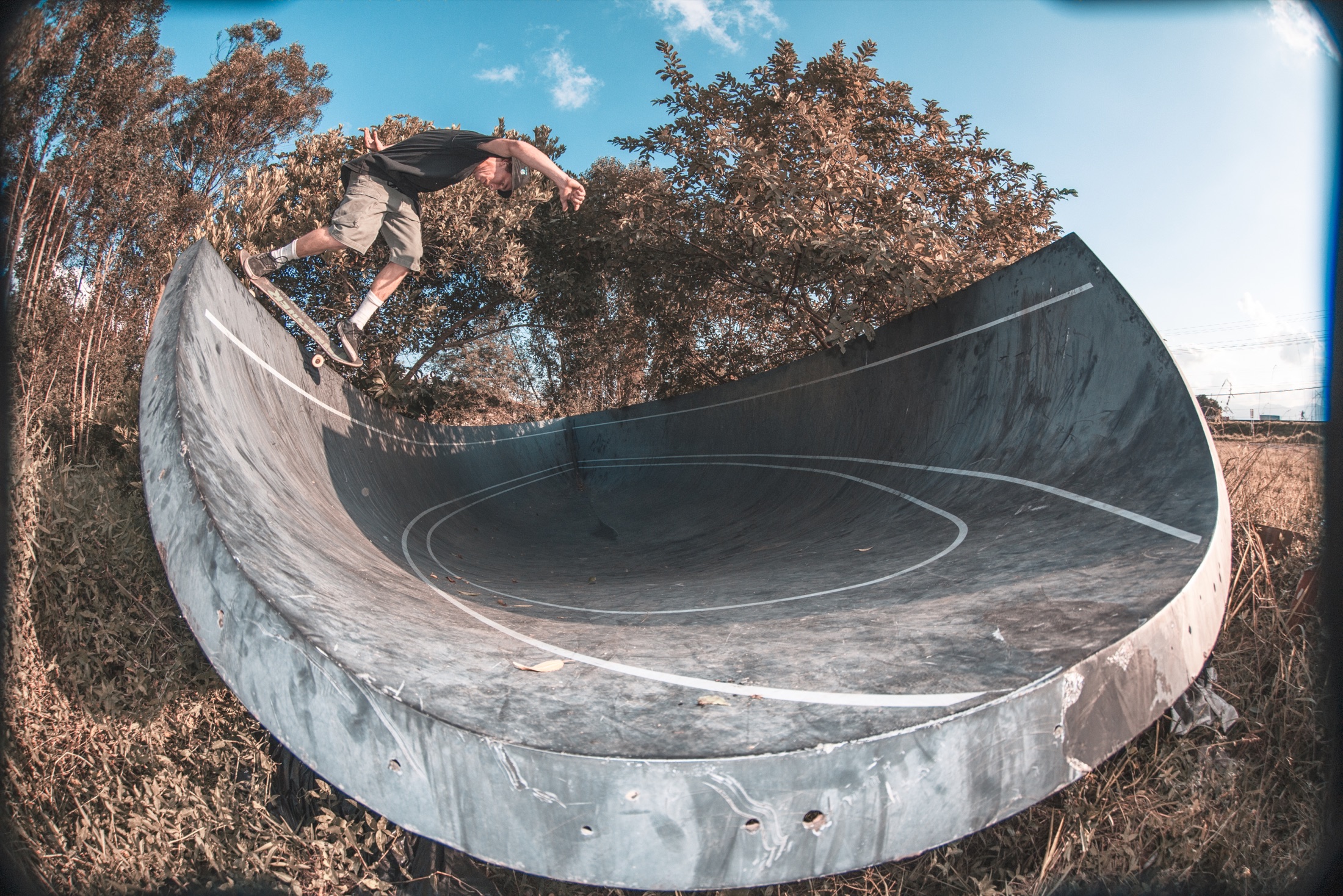 Bernardo fazendo backside disaster.